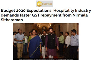 Budget 2020 Expectations: Hospitality Industry demands faster GST repayment from Nirmala Sitharaman