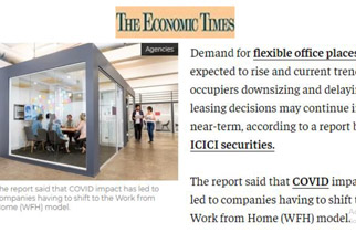  Demand for flexible office places expected to rise: ICICI securities