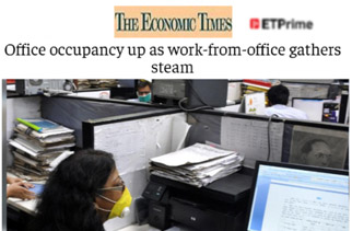 Office occupancy up as work form office gathers steam